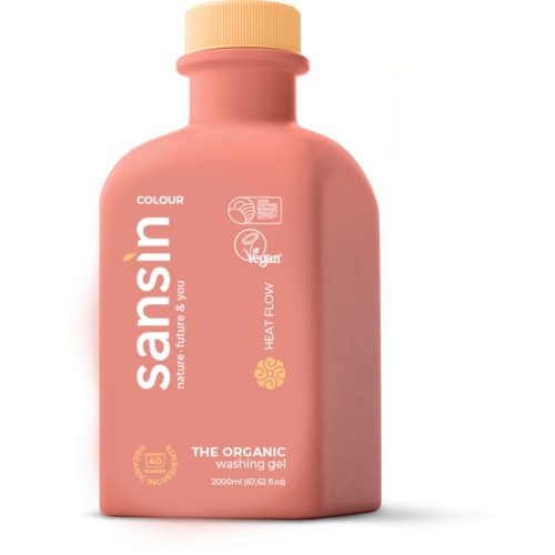 Sansin színes mosógél Heat Flow 2 l.-színes ruhákhoz