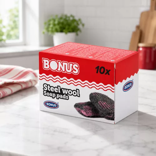 Bonus szappanos acélgyapot párna 10 db