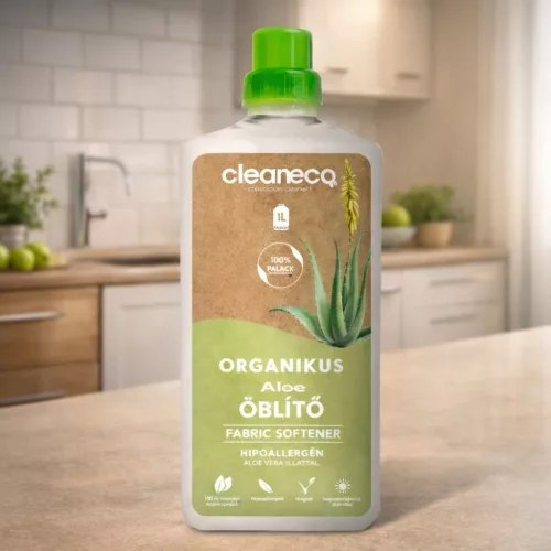 Cleaneco Bio Öblítő Aloe virág illattal 1 l- komposztálható csomagolásban