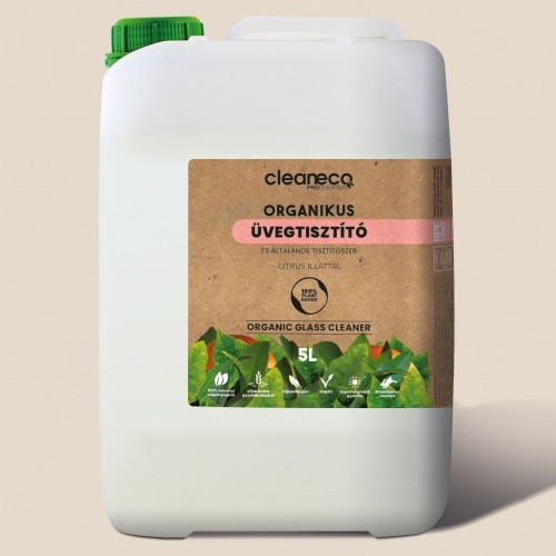 Cleaneco Üvegtisztító és általános tisztítószer organikus, munkaoldat 5 liter