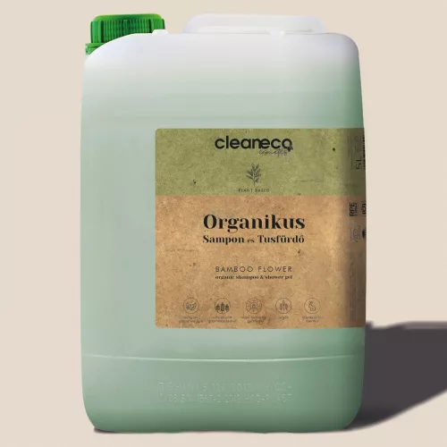 Cleaneco sampon és tusfürdő bambuszvirág 5 l