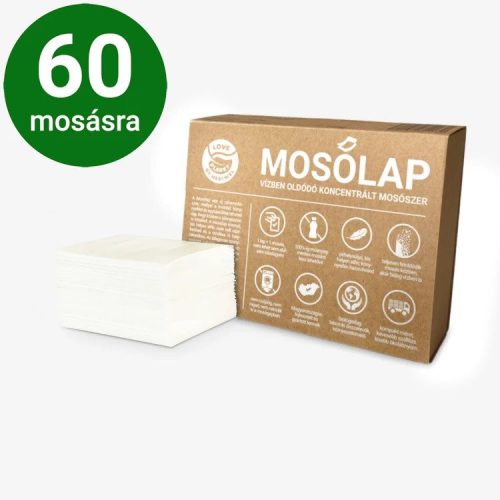 Mosólap 60 mosásra