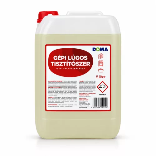 DOMA gépi lúgos tisztítószer 5 literes kanna