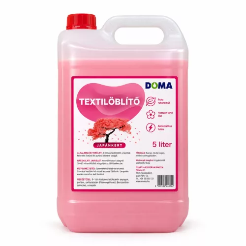 DOMA textilöblítő Japánkert illat 5 literes kanna