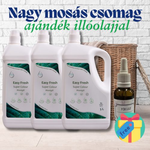 Nagy mosás csomag ajándék illóolajjal