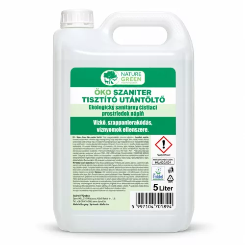 Nature Green öko szanitertisztító 5 literes kanna
