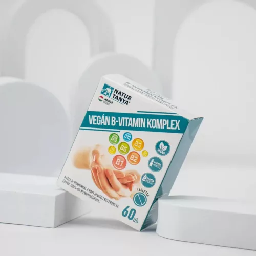 Natur Tanya® Vegán B-Vitamin Komplex – 8 féle B-vitaminnal (60 db)