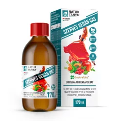   Natur Tanya® Szerves Vegán Vas szirup – Quatrefolic® foláttal (170 ml)