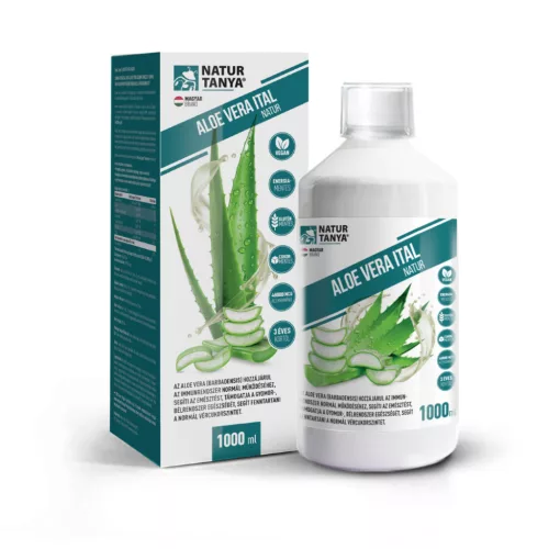 Natur Tanya® Aloe Vera ital natúr – acemannán tartalommal (1000 ml)