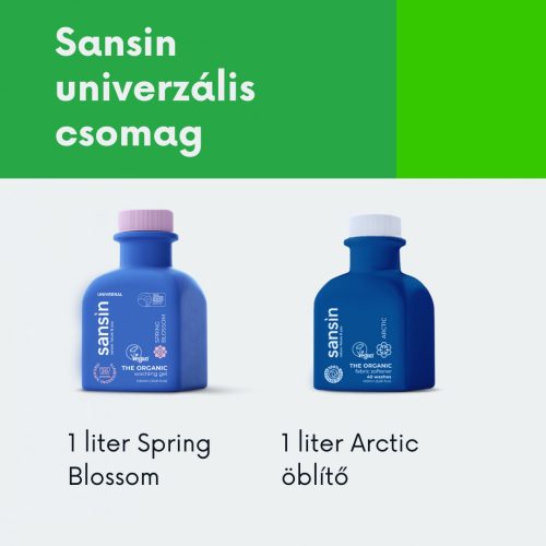 Sansin univerzális mosás csomag Actic és Spring Blossom