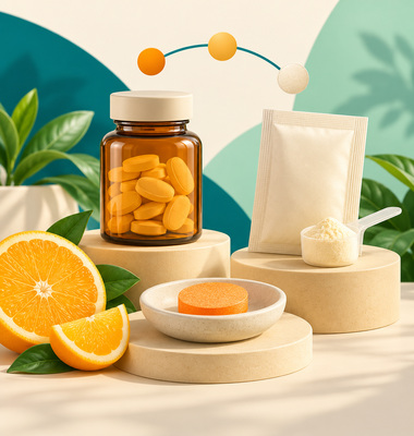 C-vitamin fajták: aszkorbinsav, pufferelt, retard és liposzómás