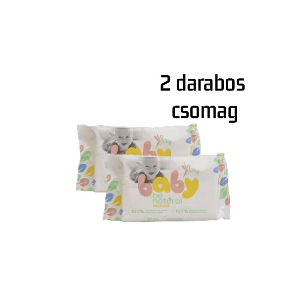 Sensitive törlőkendő Silky baby be natural 66 lap duó pack Sensitive törlőkendő Silky baby be natural 66 lap duó pack