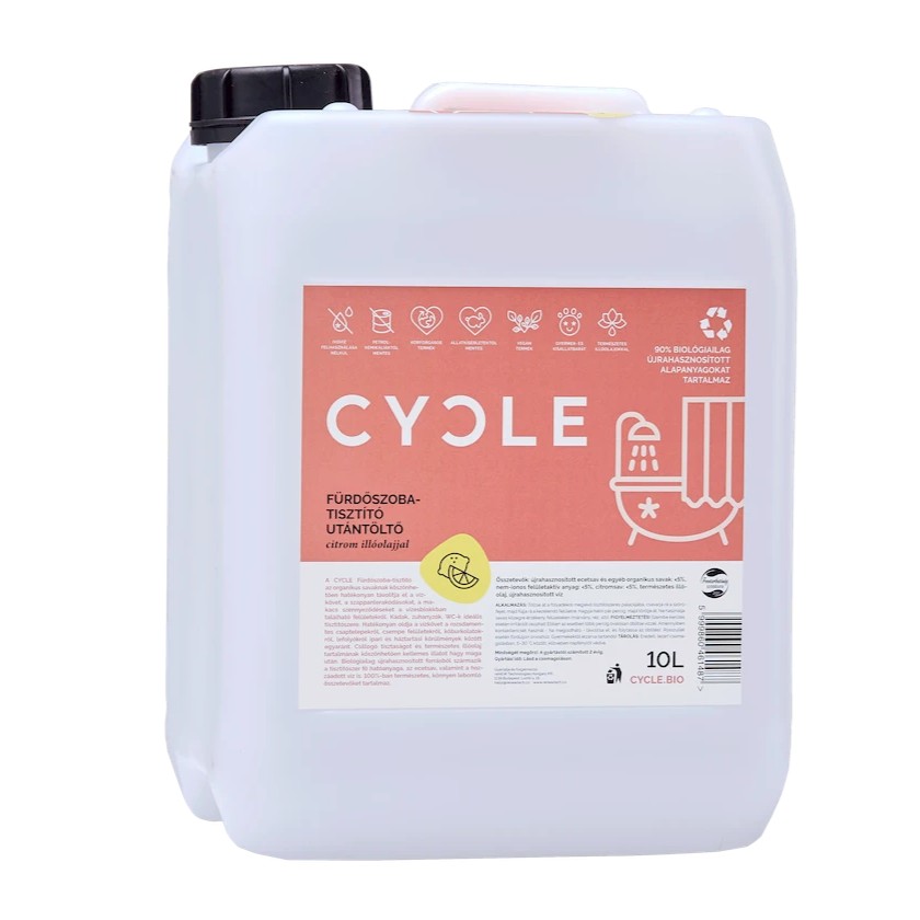 Fürdőszoba tisztító utántöltő 10 liter Fürdőszoba tisztító utántöltő 10 liter
