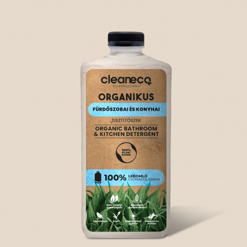 Cleaneco Fürdőszobai és konyhai tisztítószer 1 l. utántöltő