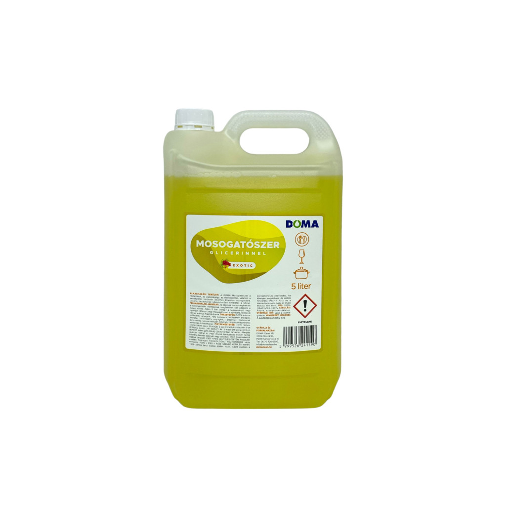 Doma kézi mosogatószer Exotic 5 liter