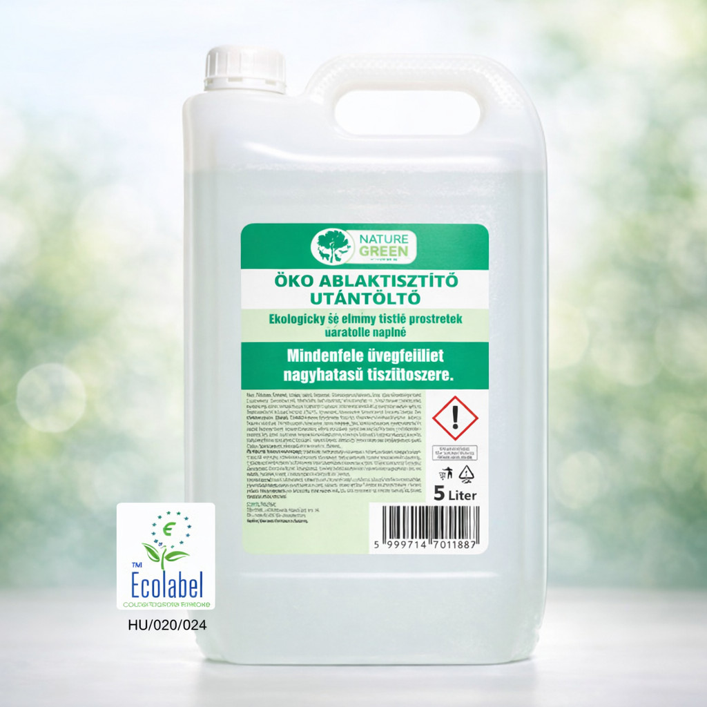 Nature Green öko ablaktisztító 5 liter